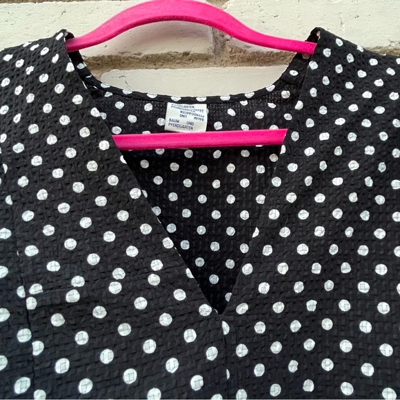 Baum und Pferdgarten Azalia Polka Dot Short Puff-Sleeve Shift Dress - EU Size 34 - Picture 3 of 8